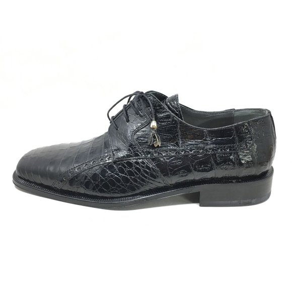 David Eden Oxfords Shoes Size 10.5 Black Crocodile main image 7